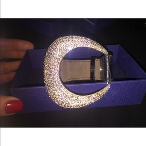 Swarovski limited edition crescent cuff bracelet